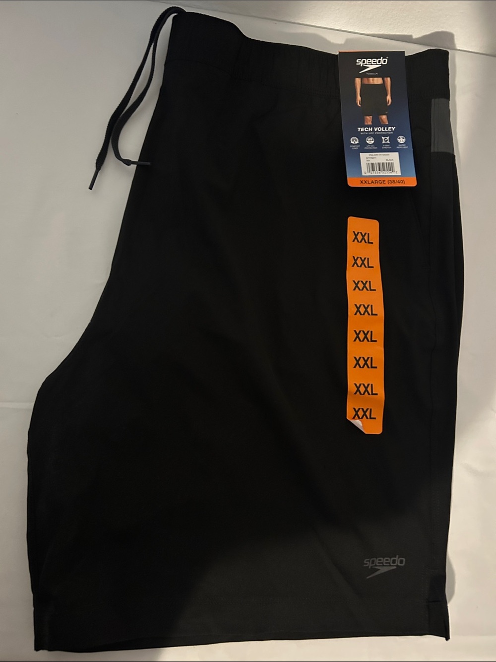 Speedo Black Tech Volley Swim Shorts